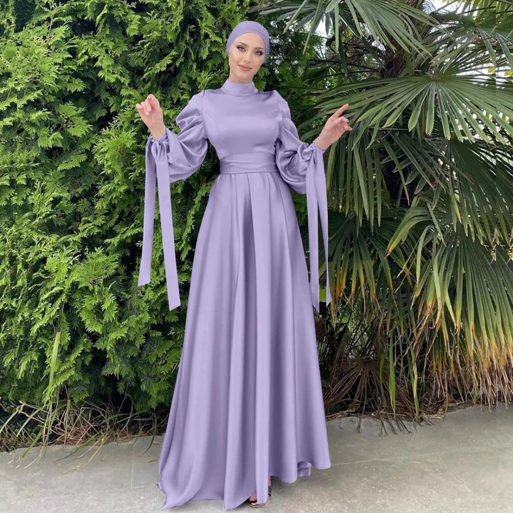 Women's Dress Abaya Maxi Dresses Dubai Islamic Arabian Muslim Ramadan Adults' Dress Women's Dress Abaya Maxi Dresses Dubai Islamic Arabian Muslim Ramadan Adults' Dress