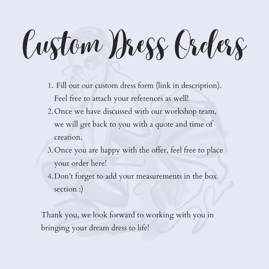 Custom Dress Order